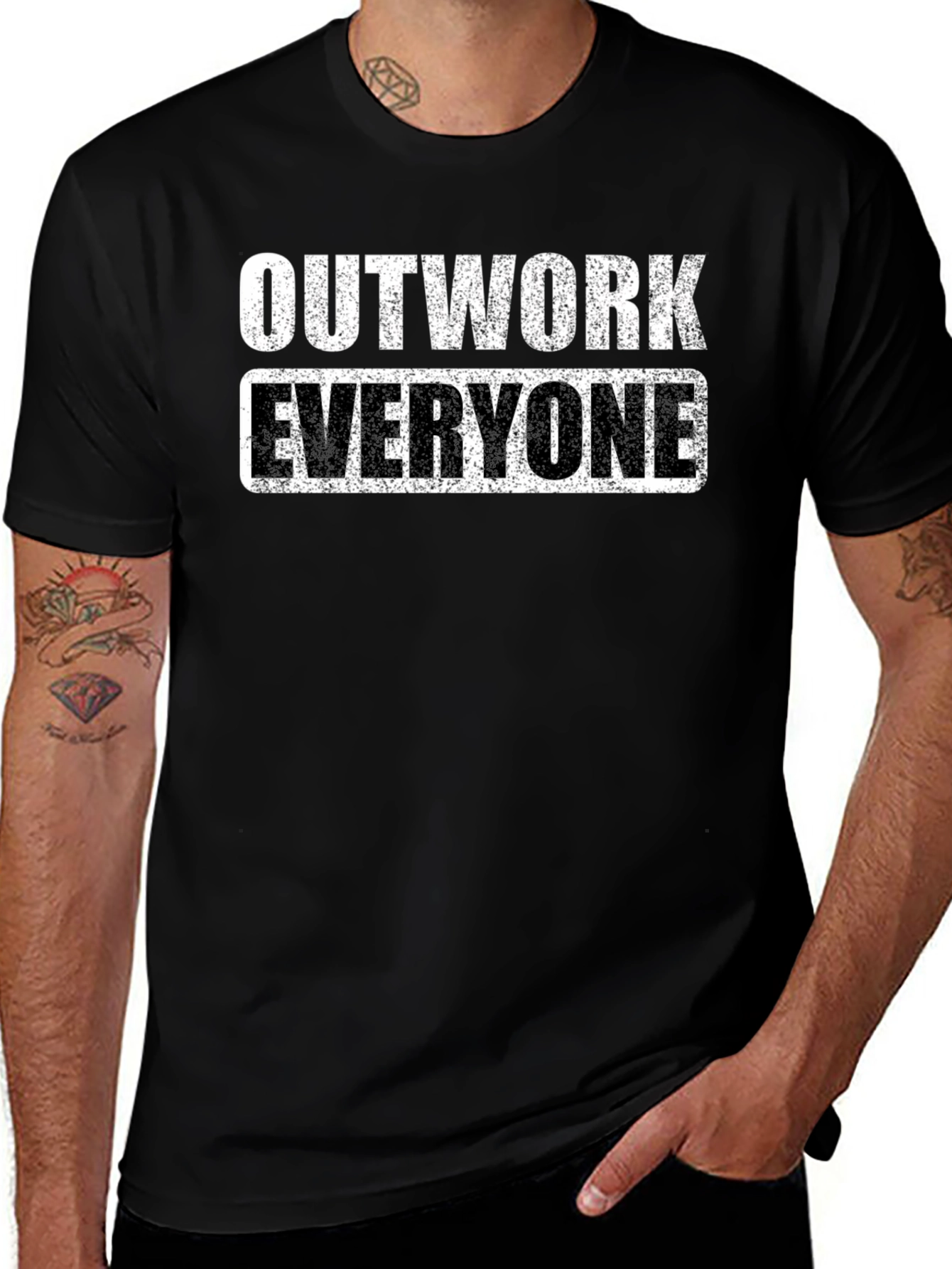 Outwork Everyone Graphic Tee - Black