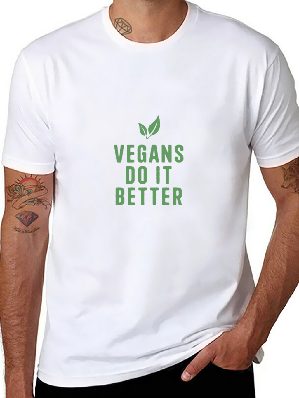 Vegan Slogan T-Shirt - Vegans Do It Better!