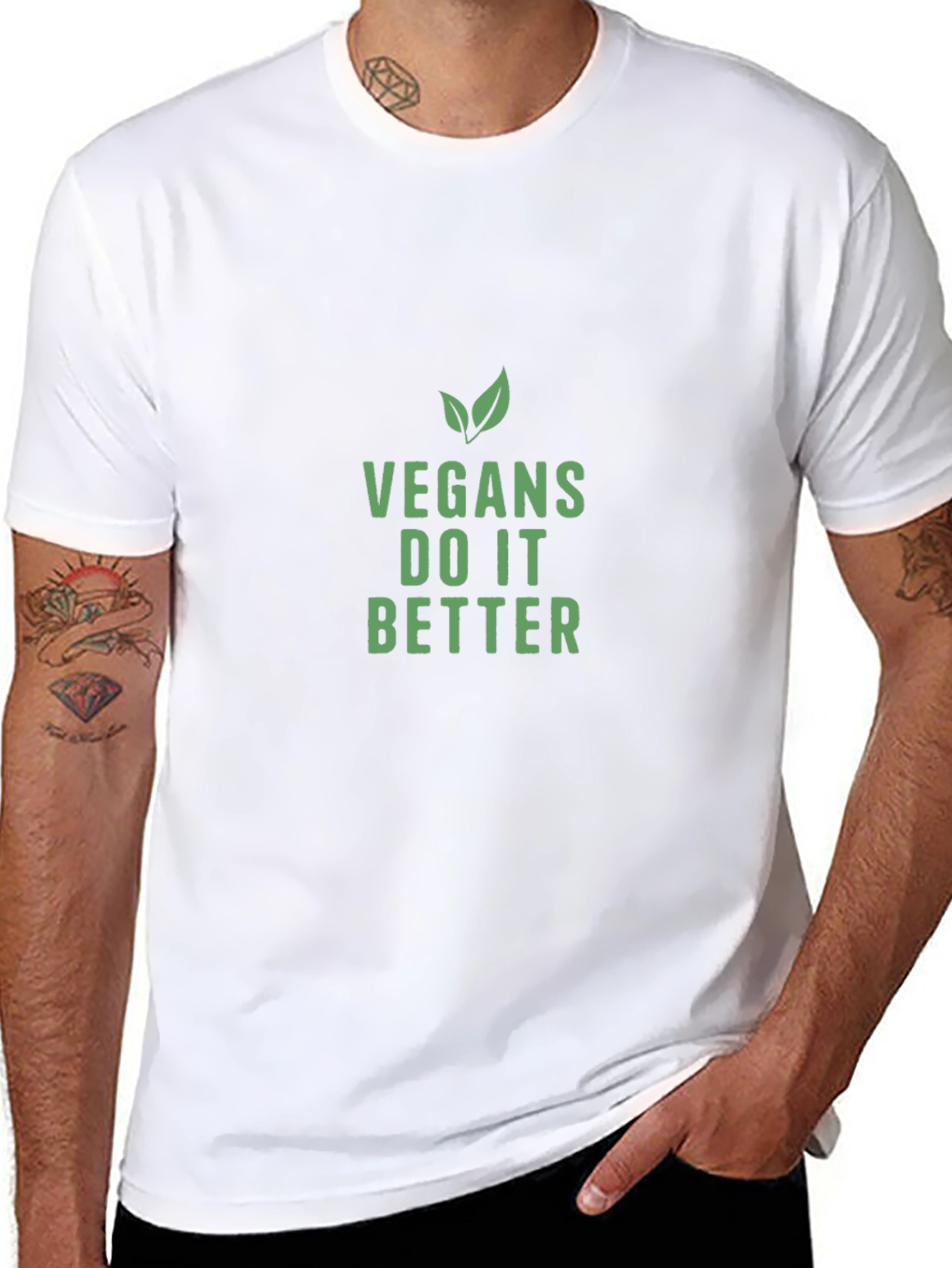 Vegan Slogan T-Shirt - Vegans Do It Better!