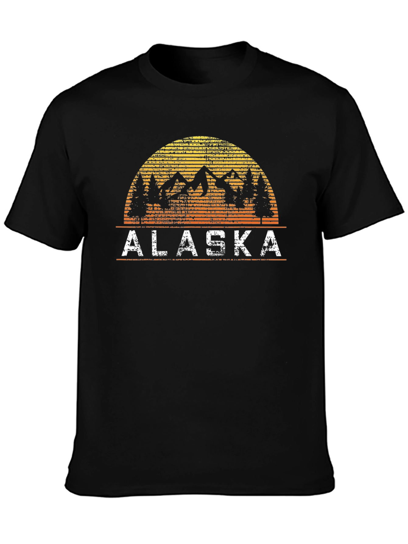 Alaska Vintage T-Shirt - Mountain Graphic Tee