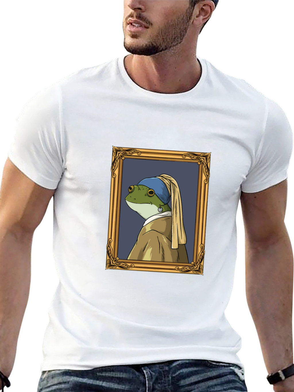 Frog with a Pearl Earring T-Shirt