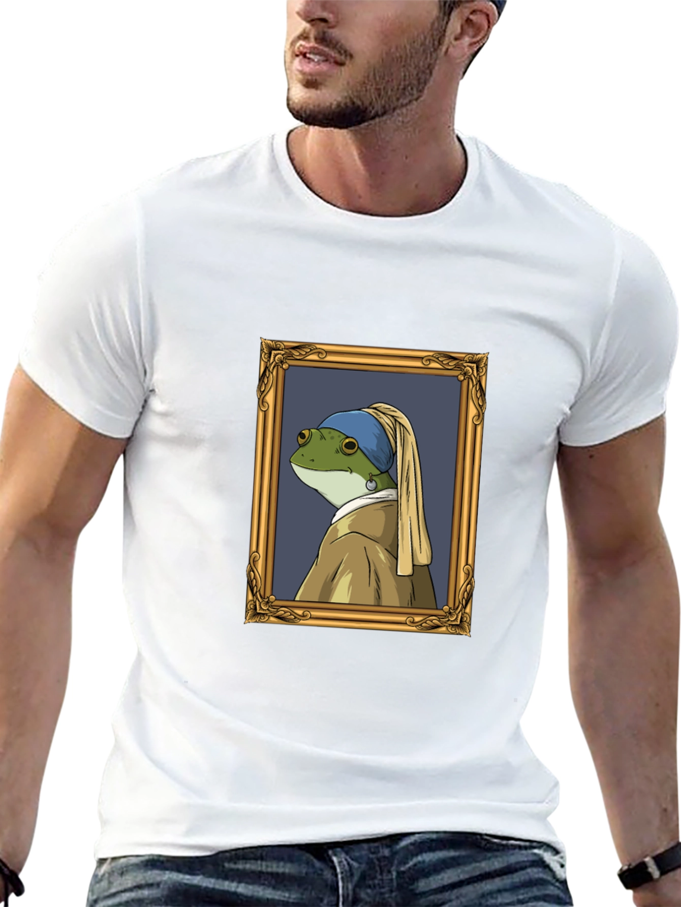 Frog with a Pearl Earring T-Shirt