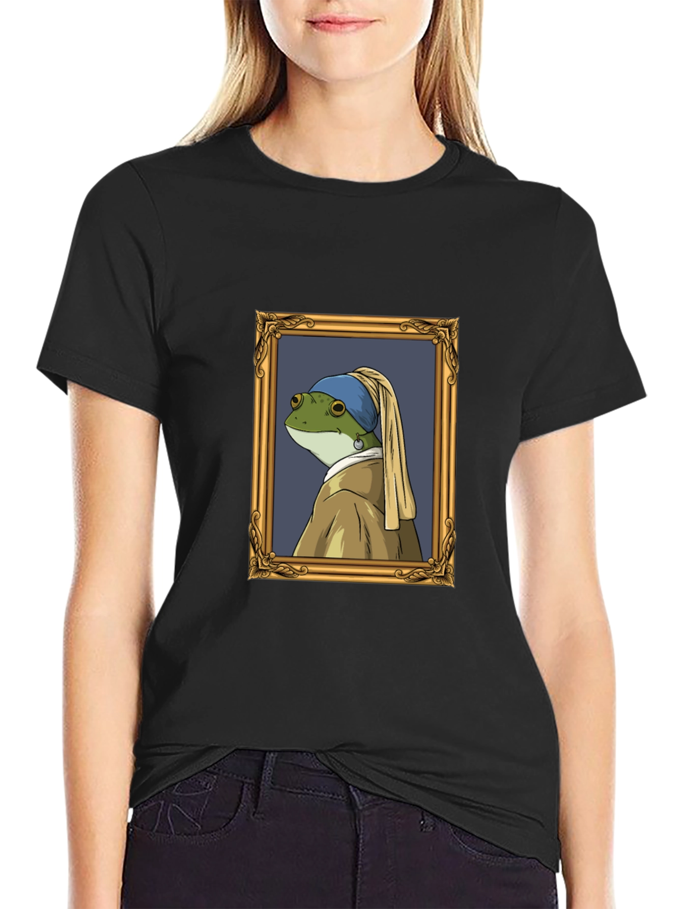 Frog with a Pearl Earring T-Shirt