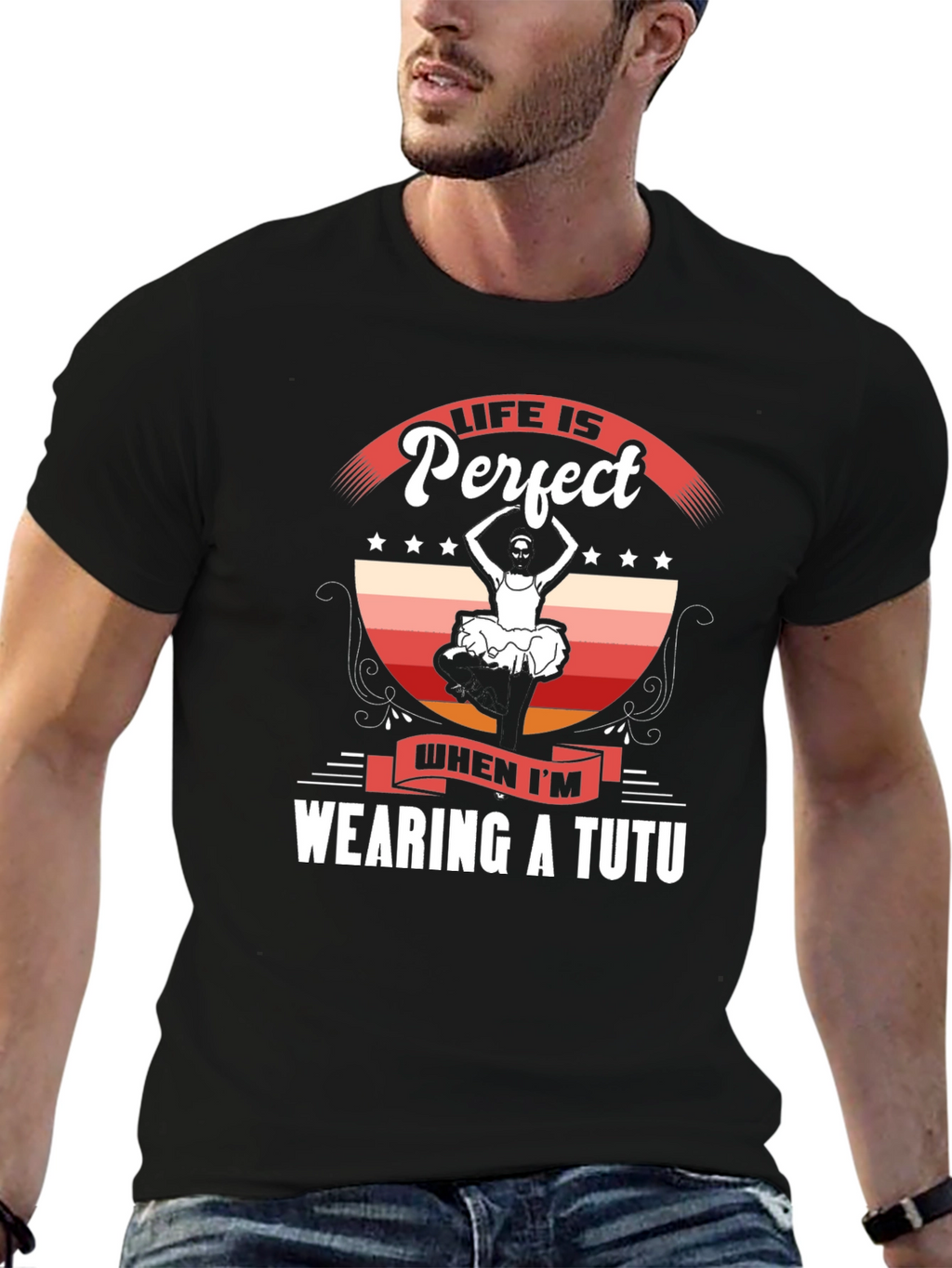 Life is Perfect Wearing a Tutu T-Shirt