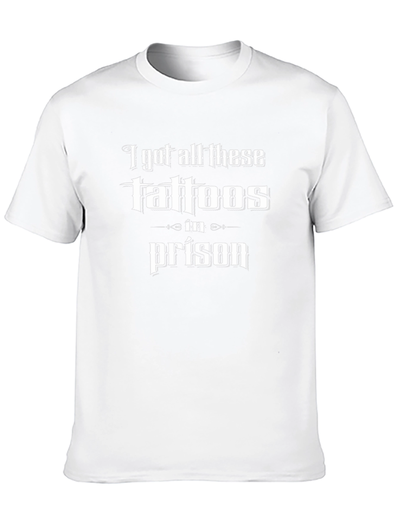 Funny Tattoo Graphic T-Shirt - Prison Ink Tee