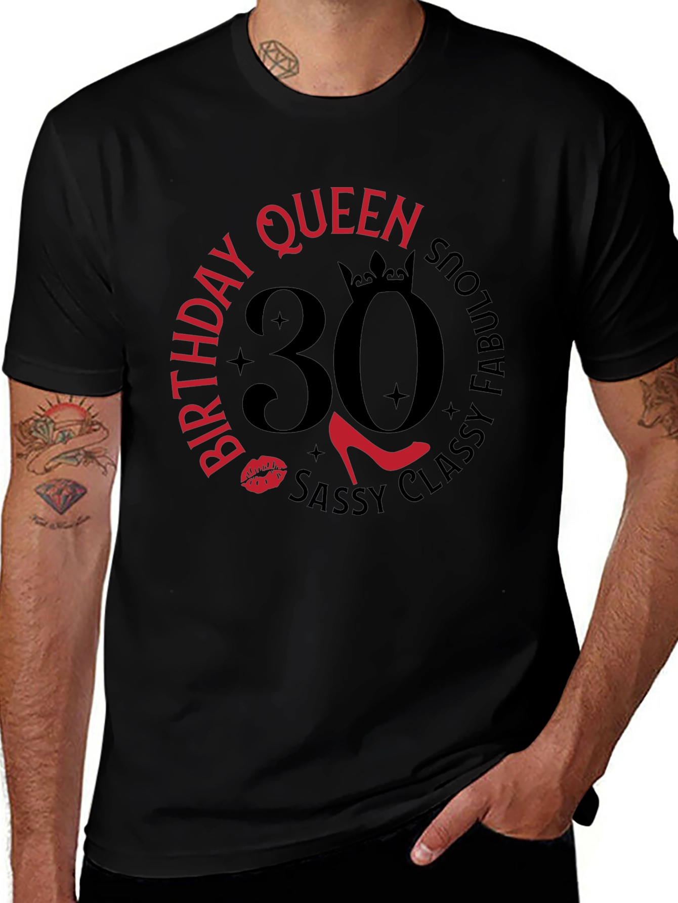 Birthday Queen 30 T-Shirt: Sassy Classy & Fabulous!