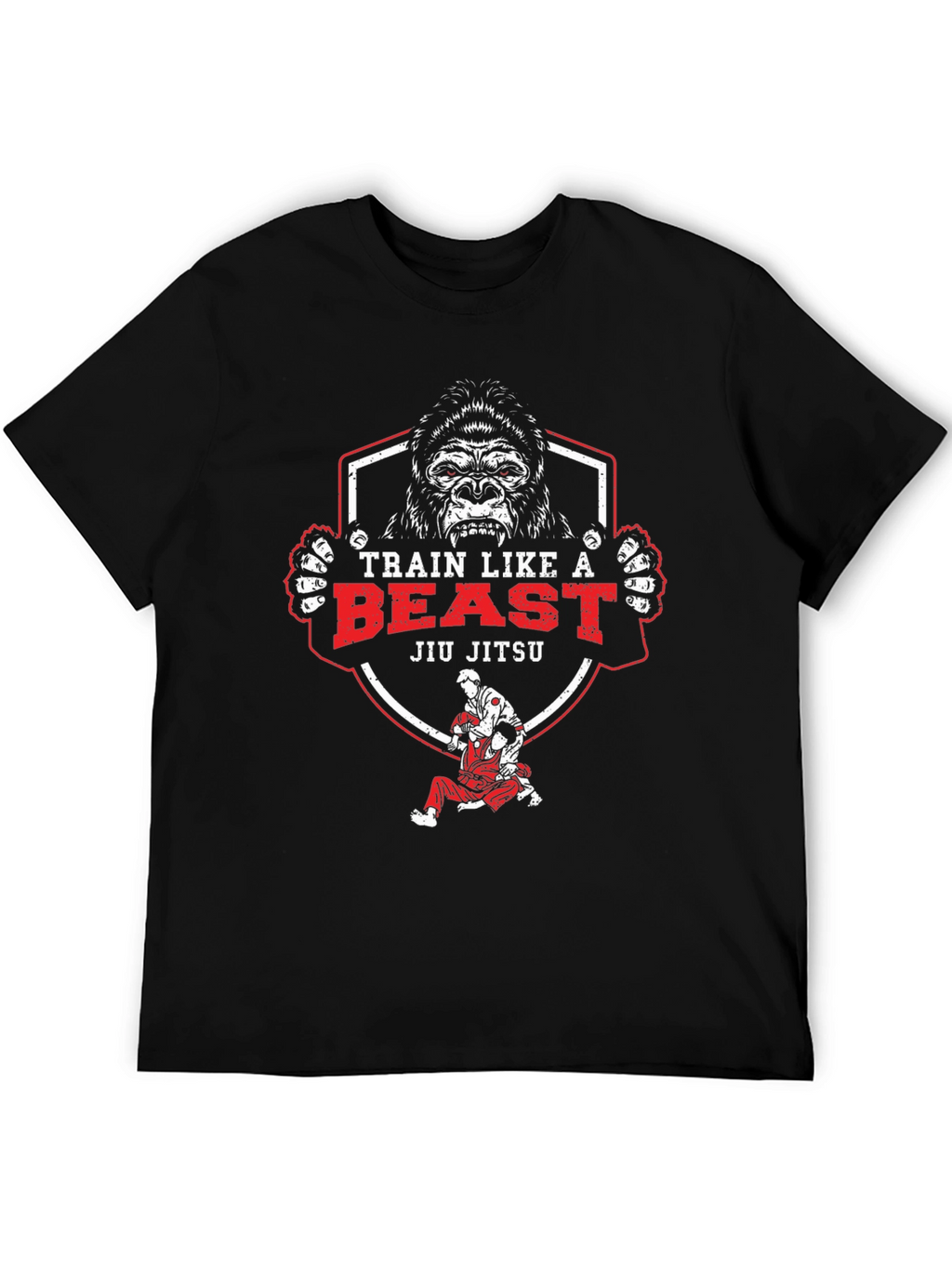 Train Like a Beast Jiu Jitsu T-Shirt