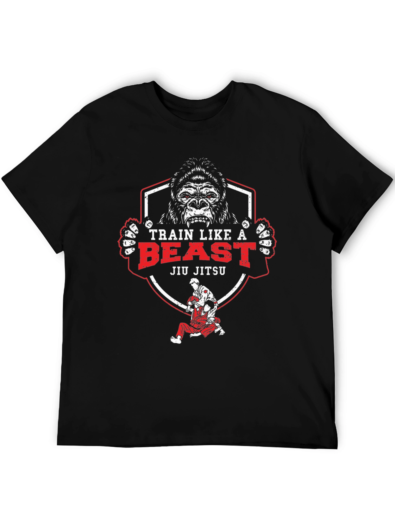 Train Like a Beast Jiu Jitsu T-Shirt