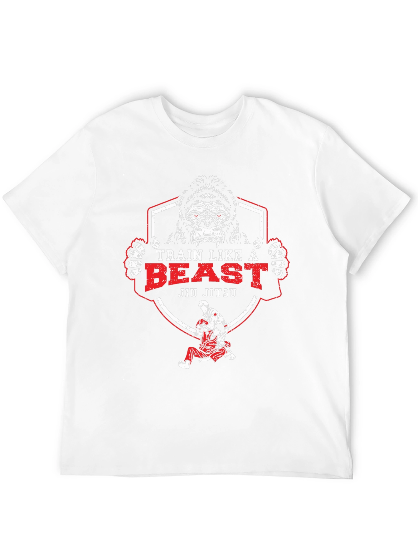 Train Like a Beast Jiu Jitsu T-Shirt