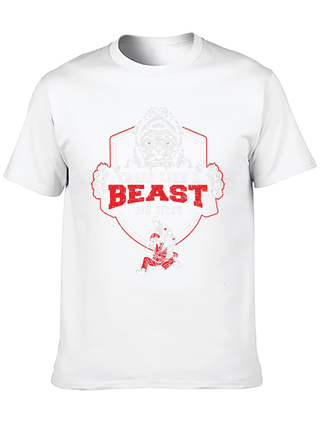 Train Like a Beast Jiu Jitsu T-Shirt