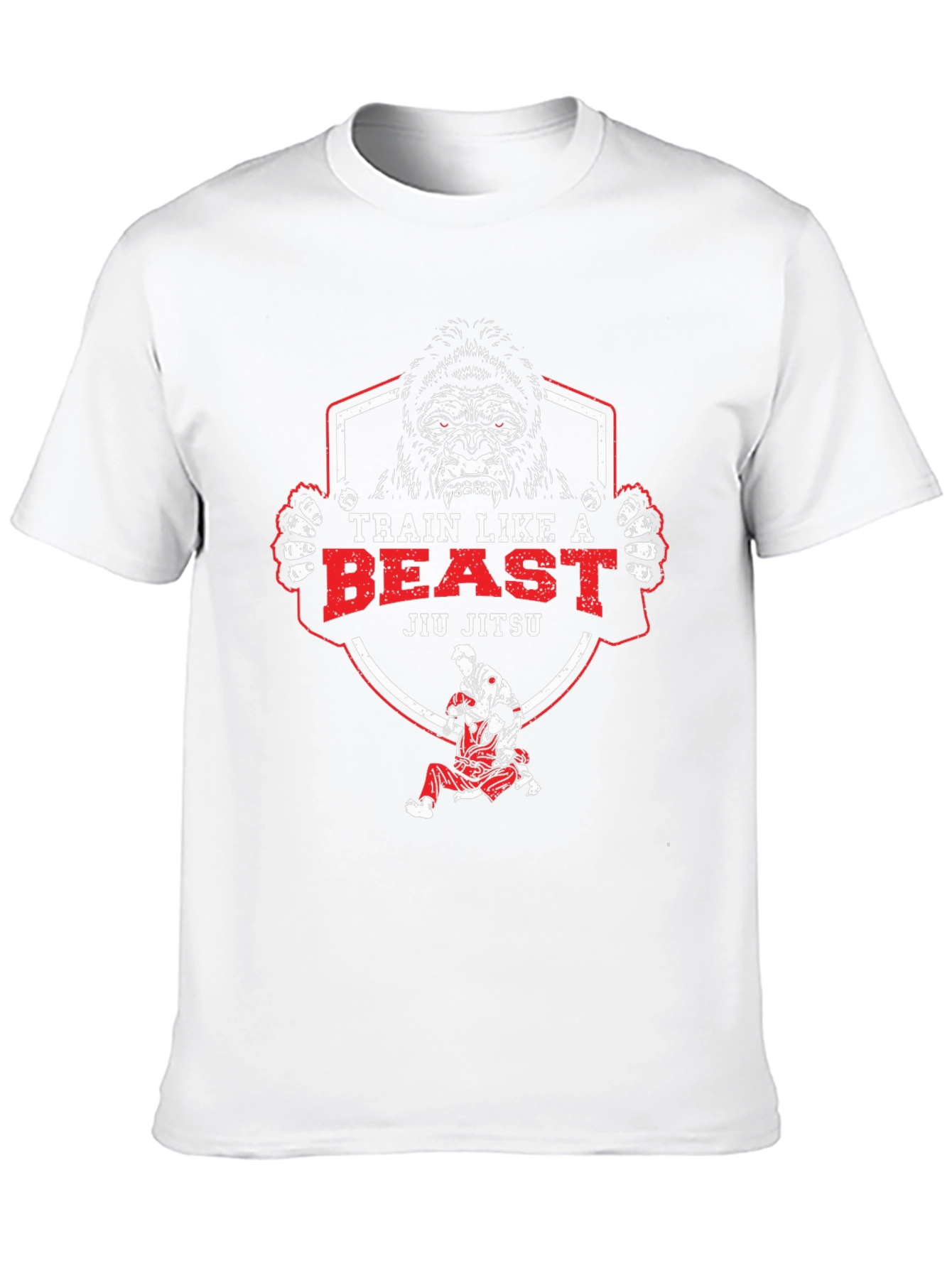 Train Like a Beast Jiu Jitsu T-Shirt
