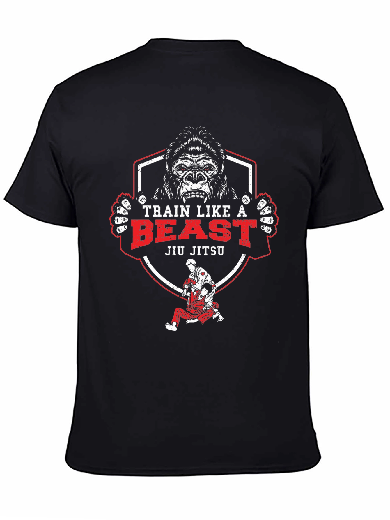 Train Like a Beast Jiu Jitsu T-Shirt