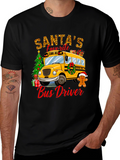Santas Favorite Bus Driver T-Shirt