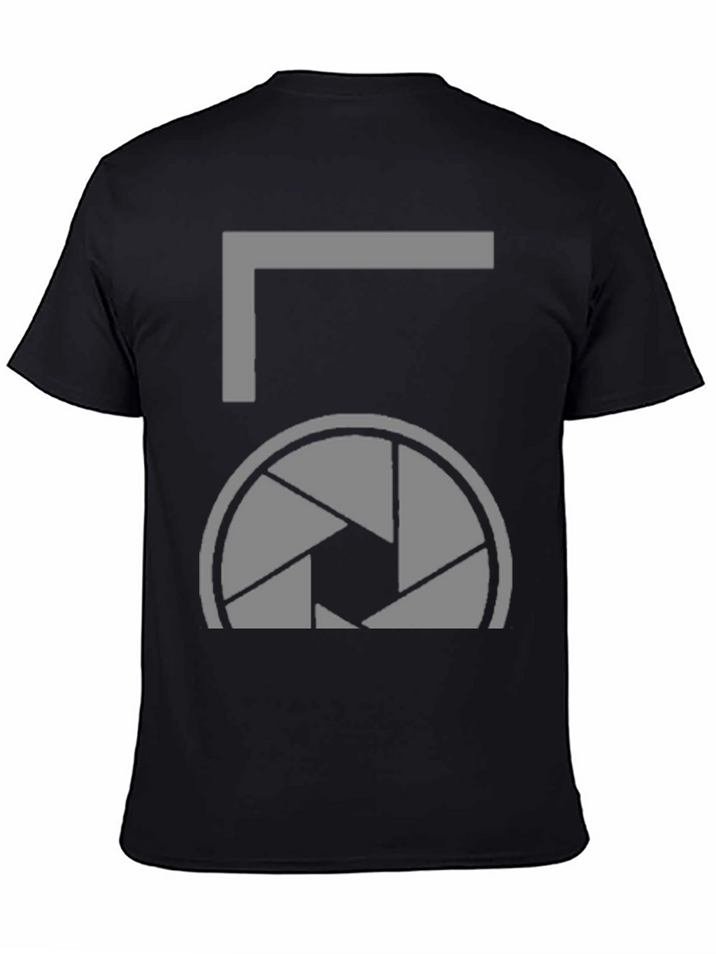 Aperture Lens T-Shirt - Black Graphic Tee