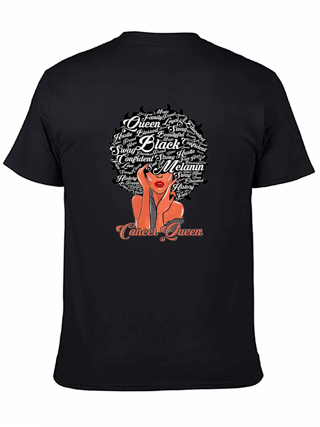 Cancer Queen Black Pride T-Shirt