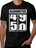 Oldometer 49-50 Funny Birthday T-Shirt