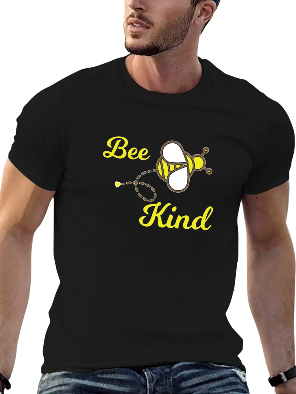 Bee Kind T-Shirt - Black Unisex
