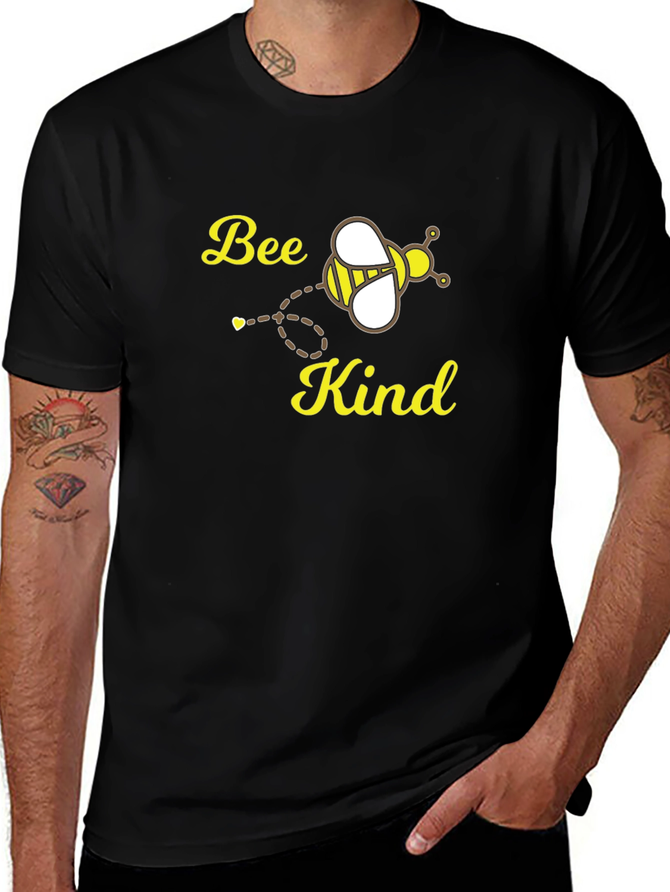 Bee Kind T-Shirt - Black Unisex