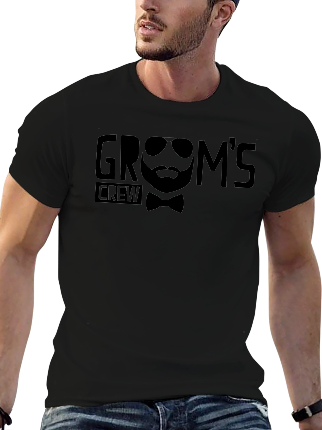Grooms Crew T-Shirt - Wedding Party Apparel