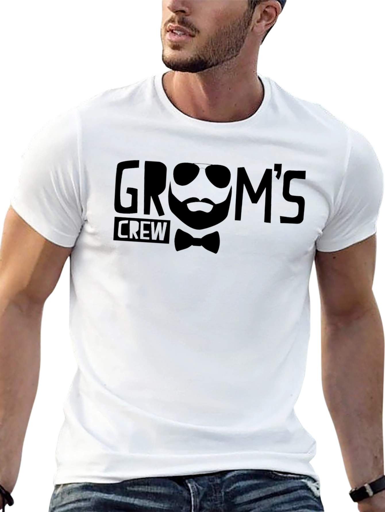 Grooms Crew T-Shirt - Wedding Party Apparel