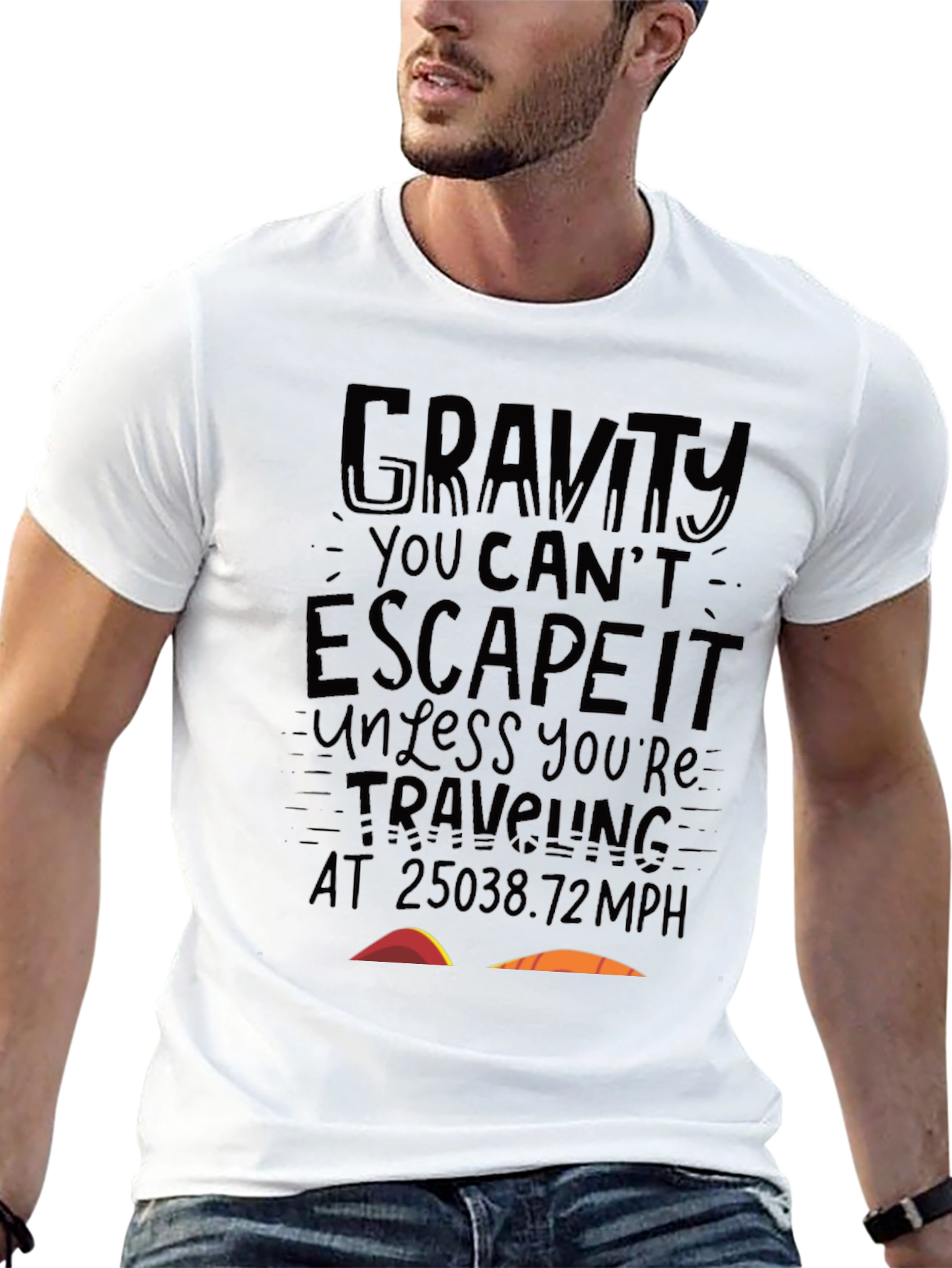 Gravity Escape Velocity Black T-Shirt