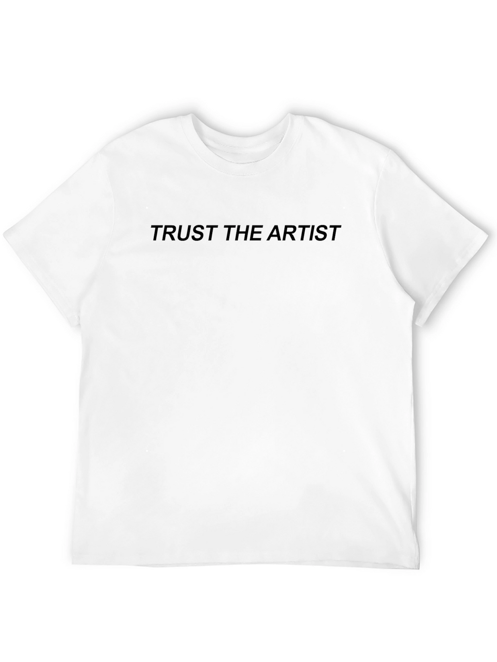Trust the Artist Black Graphic Tee