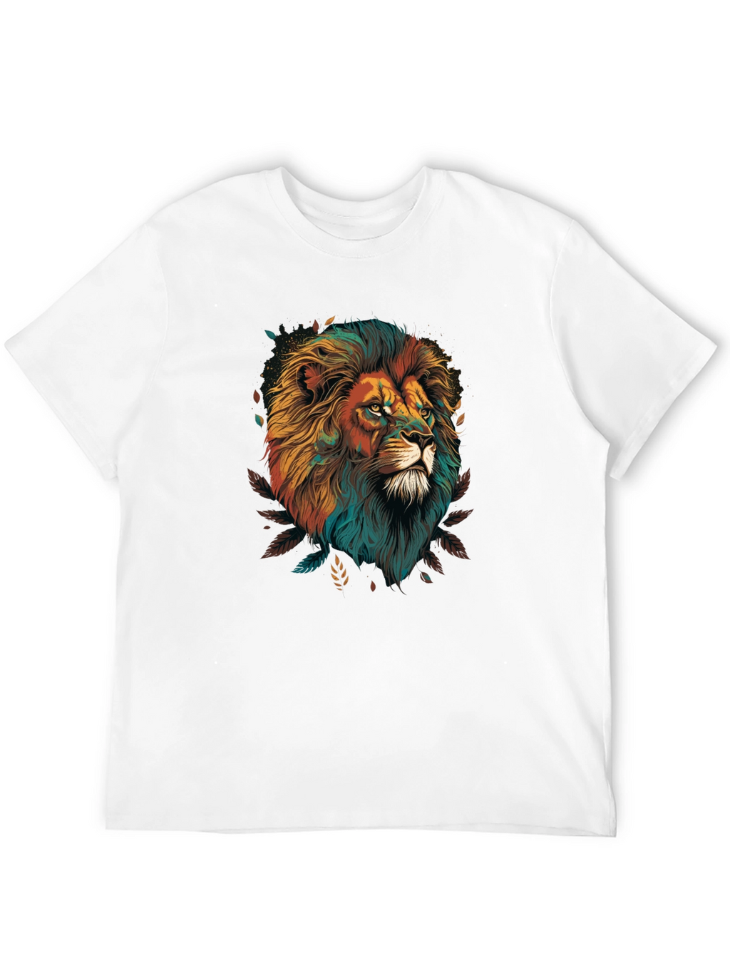 Lion Graphic Black T-Shirt