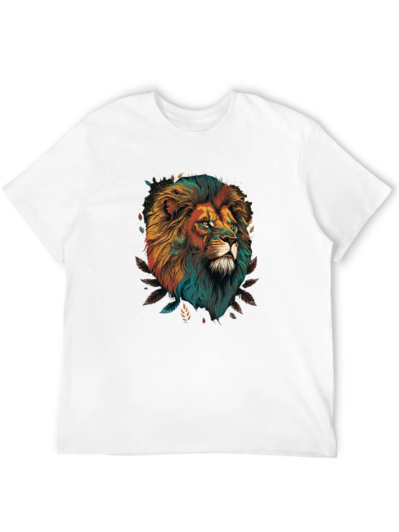 Lion Graphic Black T-Shirt