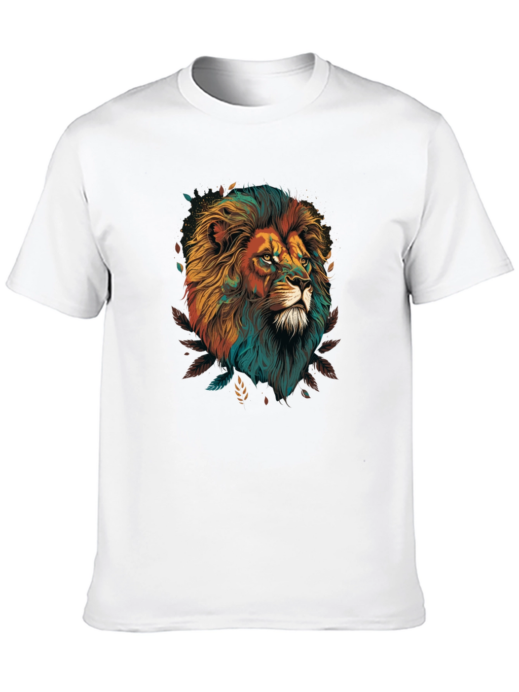Lion Graphic Black T-Shirt