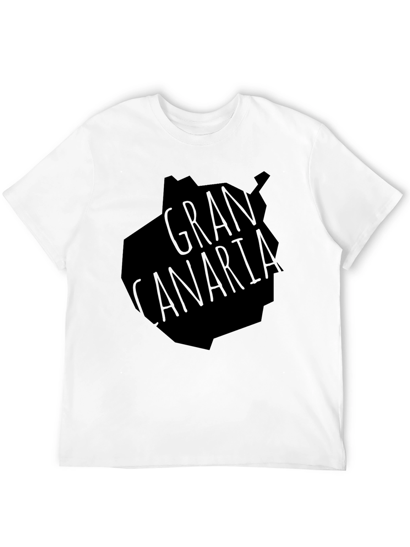 Gran Canaria Island Black Graphic Tee