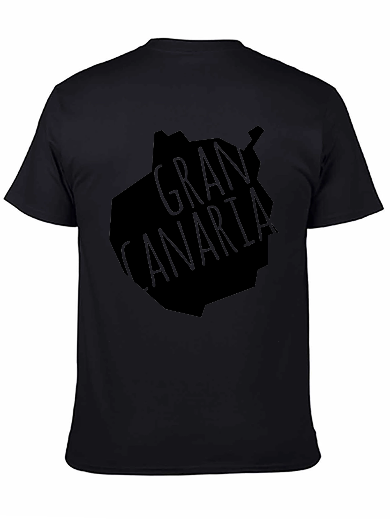 Gran Canaria Island Black Graphic Tee