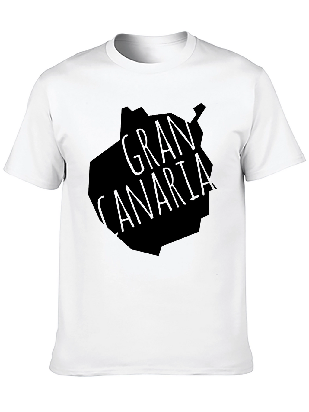 Gran Canaria Island Black Graphic Tee