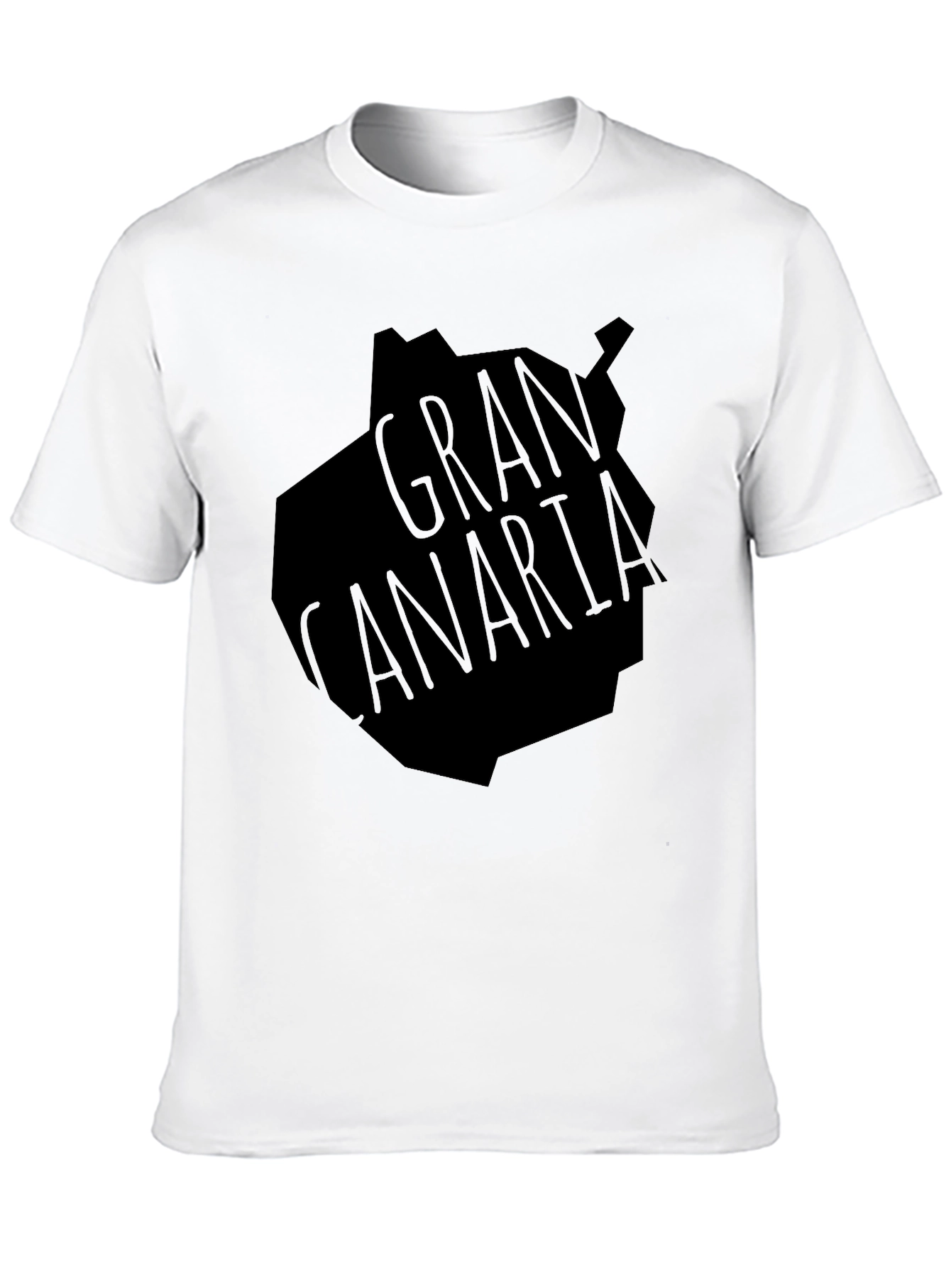 Gran Canaria Island Black Graphic Tee