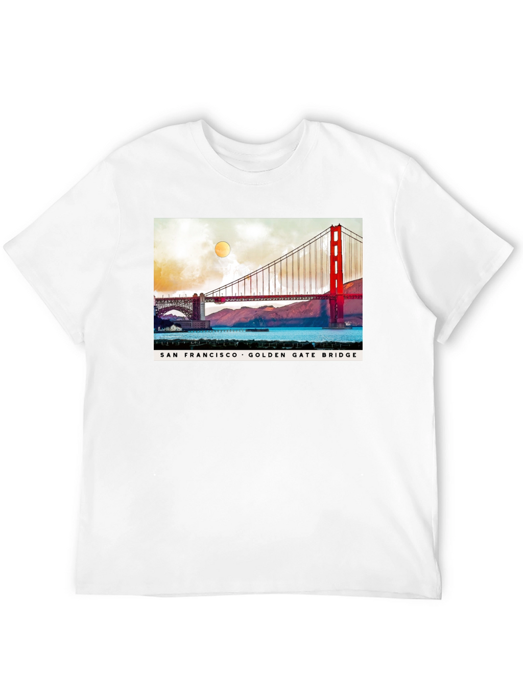 San Francisco Golden Gate Bridge Graphic T-Shirt