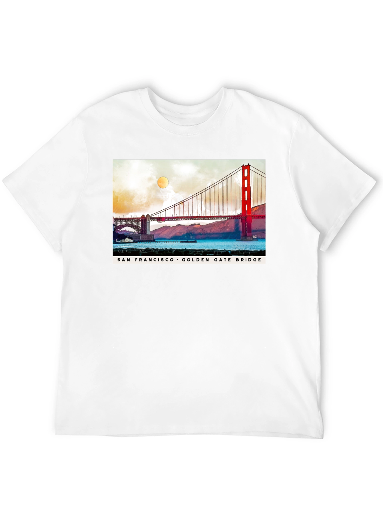 San Francisco Golden Gate Bridge Graphic T-Shirt