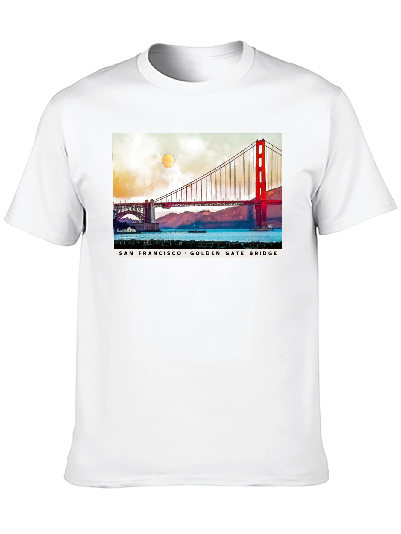 San Francisco Golden Gate Bridge Graphic T-Shirt