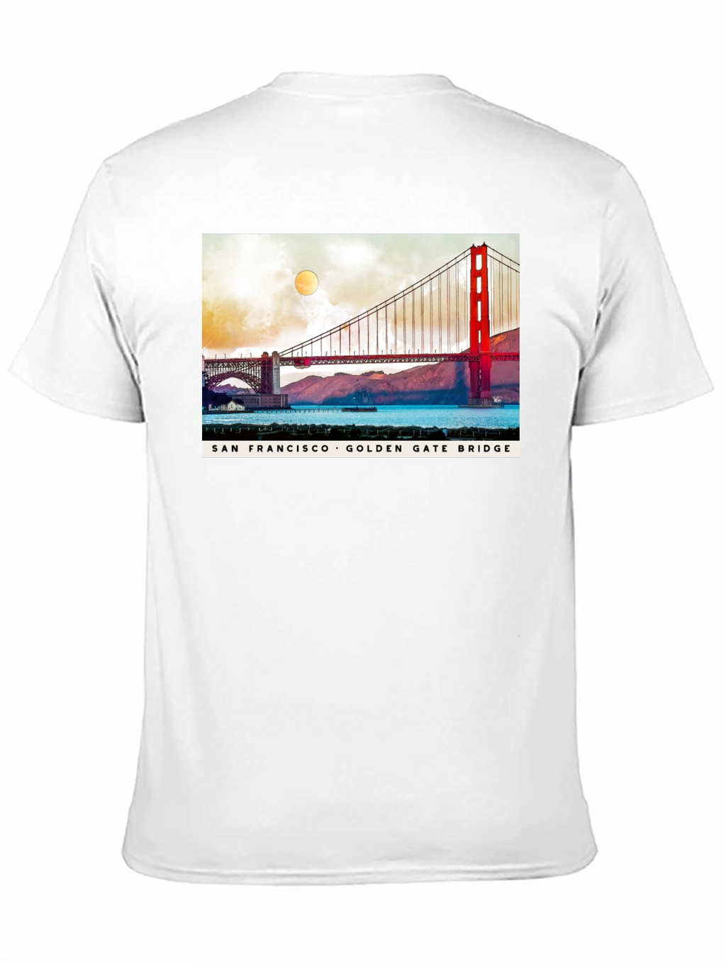 San Francisco Golden Gate Bridge Graphic T-Shirt