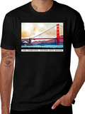 San Francisco Golden Gate Bridge Graphic T-Shirt