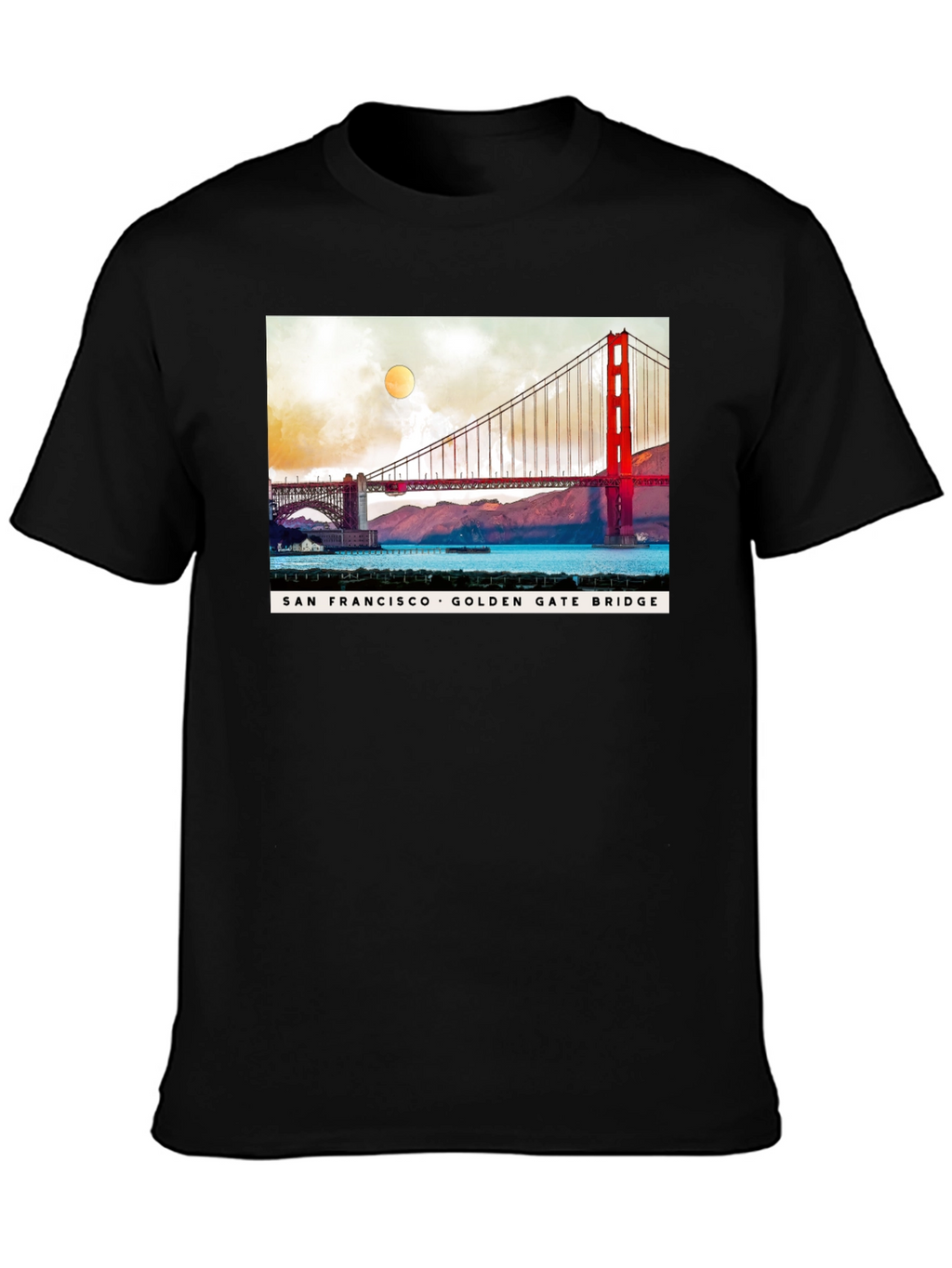 San Francisco Golden Gate Bridge Graphic T-Shirt