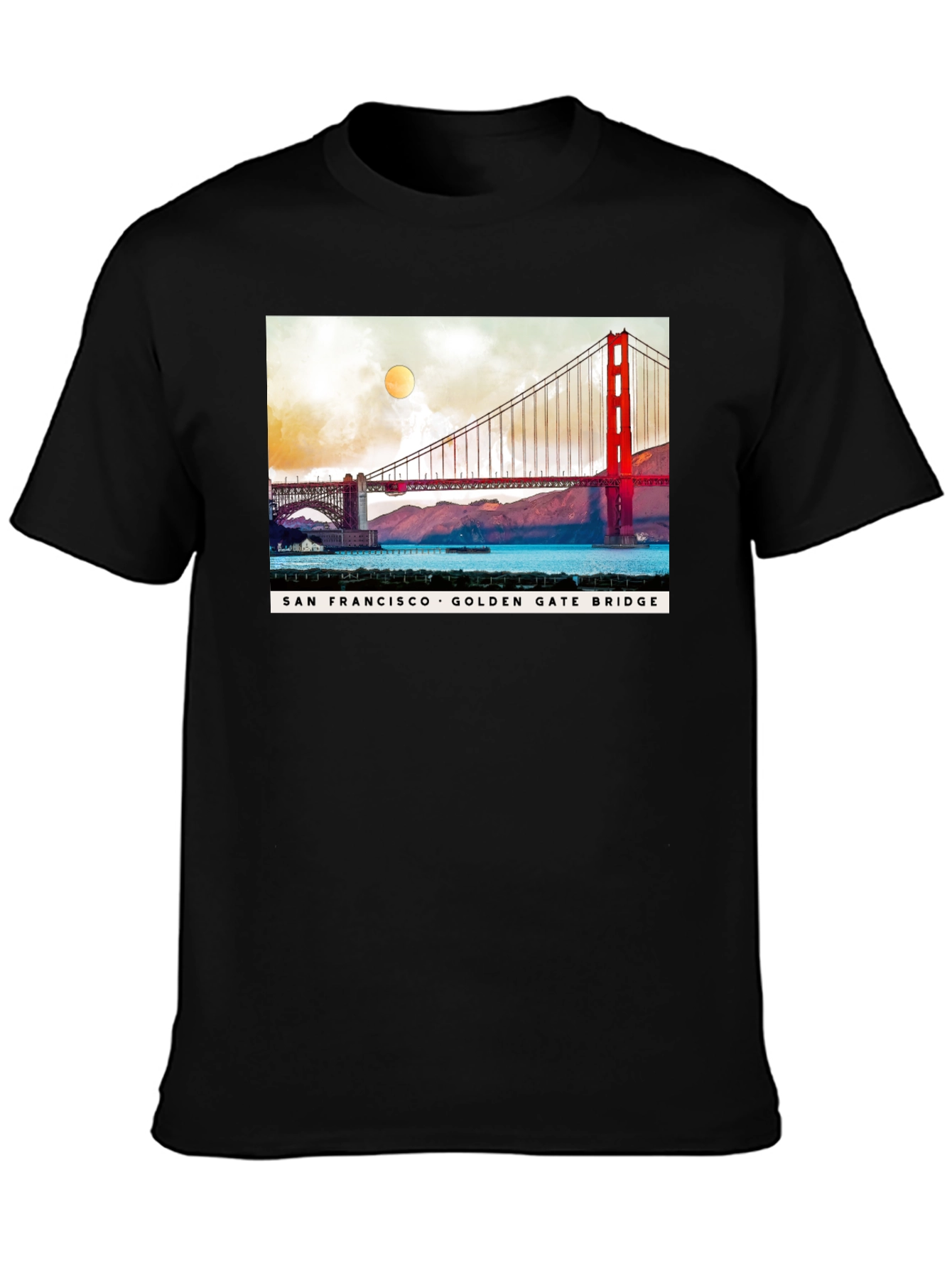 San Francisco Golden Gate Bridge Graphic T-Shirt