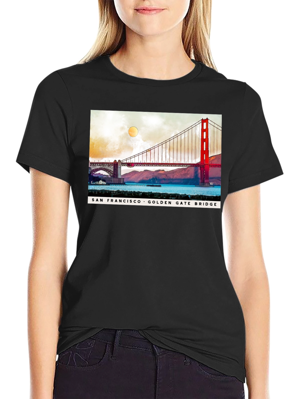 San Francisco Golden Gate Bridge Graphic T-Shirt