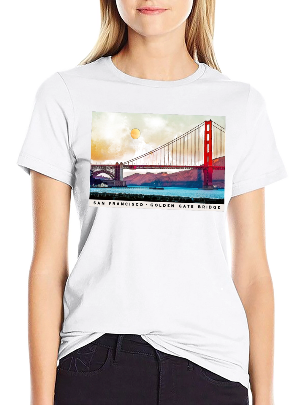 San Francisco Golden Gate Bridge Graphic T-Shirt