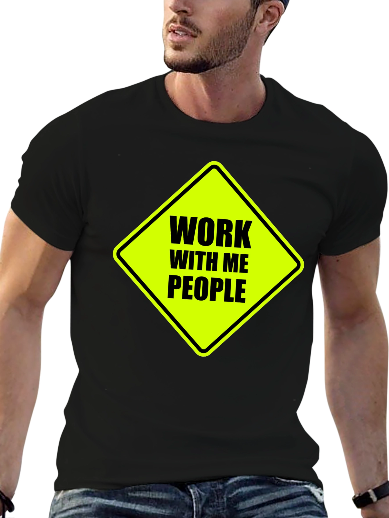 Work With Me People Graphic Tee