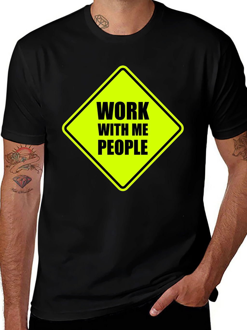 Work With Me People Graphic Tee