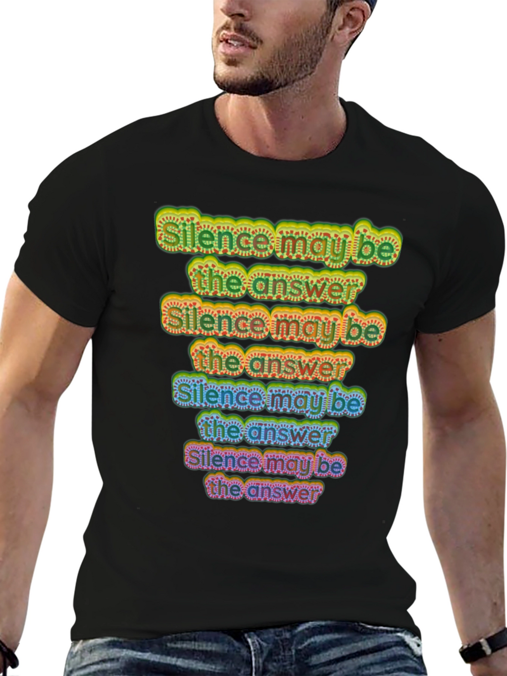 Silence May Be the Answer Graphic Tee