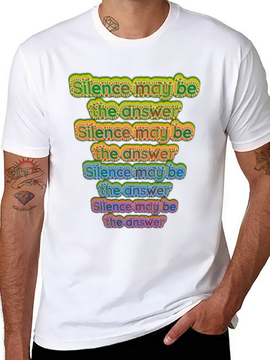 Silence May Be the Answer Graphic Tee