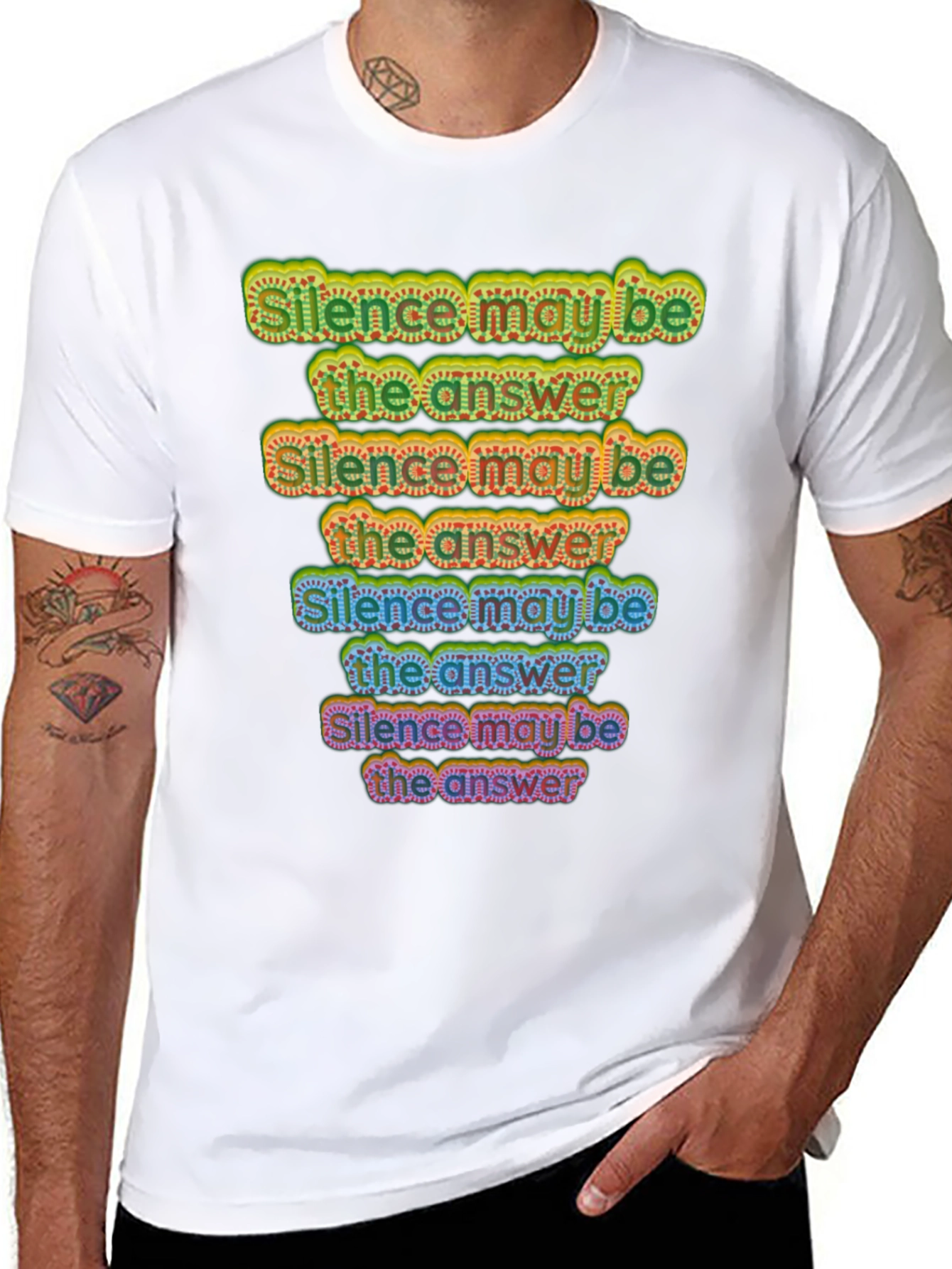 Silence May Be the Answer Graphic Tee