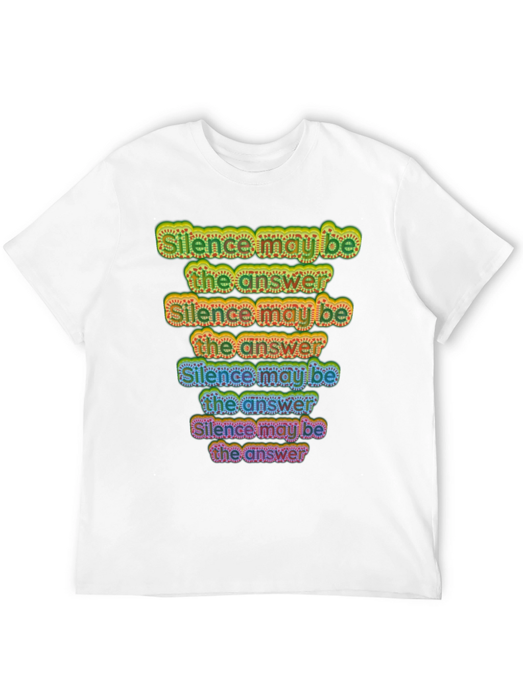 Silence May Be the Answer Graphic Tee