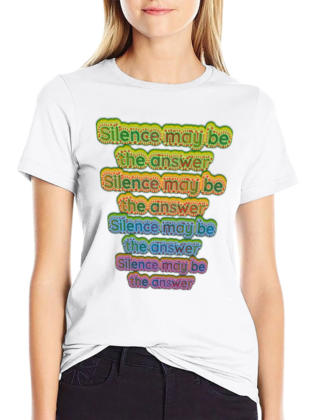 Silence May Be the Answer Graphic Tee
