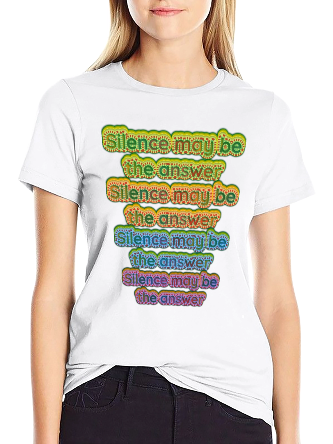 Silence May Be the Answer Graphic Tee